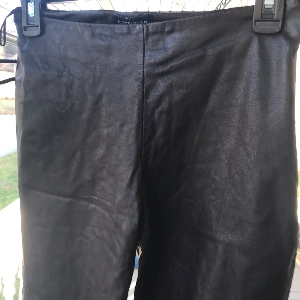 Leather pants Ann Taylor